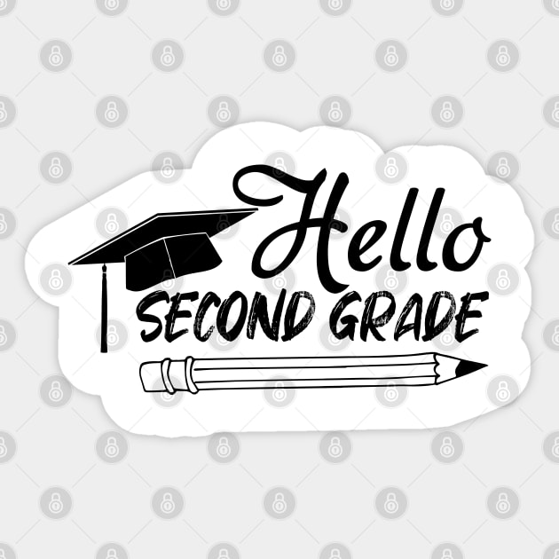 hello 2nd grade Sticker by bisho2412